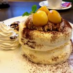 『サンポ珈琲（サンポカフェ）松戸』季節のパンケーキと自家焙煎珈琲