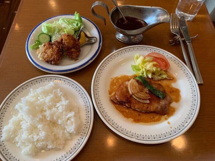 『キッチンポワール』松戸市常盤平の洋食屋さんでよくばりランチ