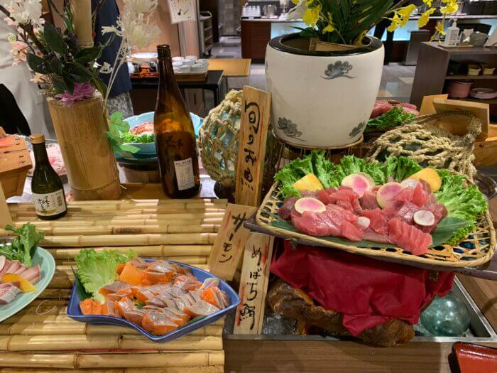 『ホテル松島大観荘』和風海鮮バイキング、握りたてお寿司や海鮮焼き