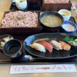 『和食レストランとんでん 野田店』季節限定”桜そば”と”北海道ほたて汁”